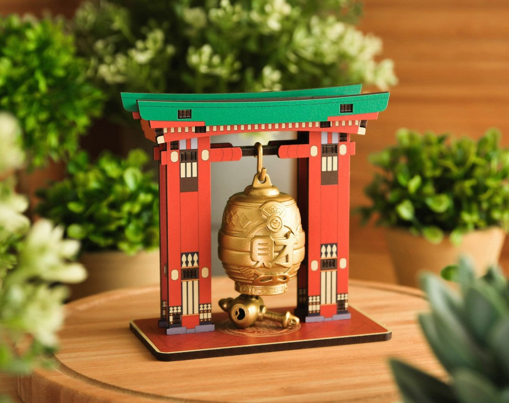 Prosperity Bell and Hammer Tabletop Figurine: Attract Wealth and Good Fortune