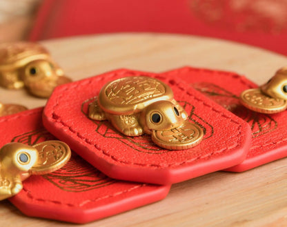 Golden Turtle Fortune Charm Keepsake - 2025 Edition