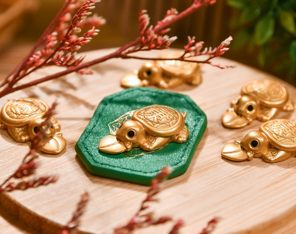 Blessed Health Tortoise Amulet Keepsake - 2025 Green Edition