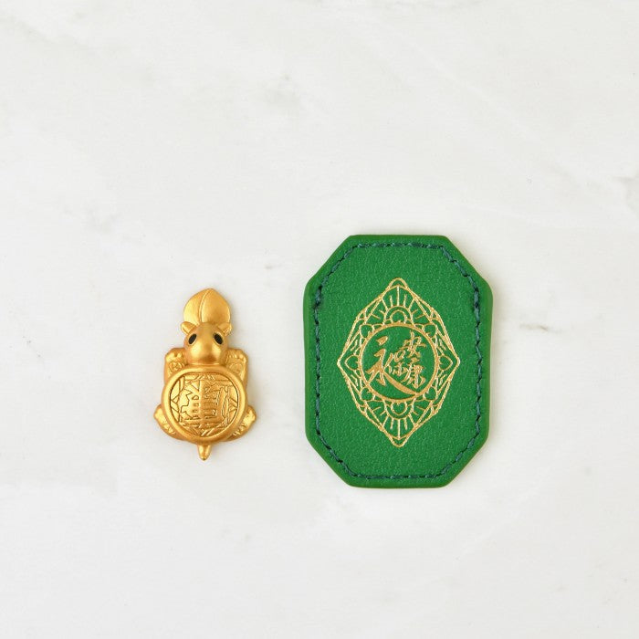 Blessed Health Tortoise Amulet Keepsake - 2025 Green Edition