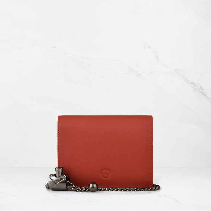 Carina Handcrafted Leather Crossbody Cardholder